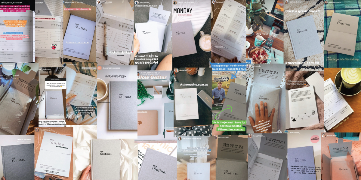 The Routine Journal over 10,000 planners sold